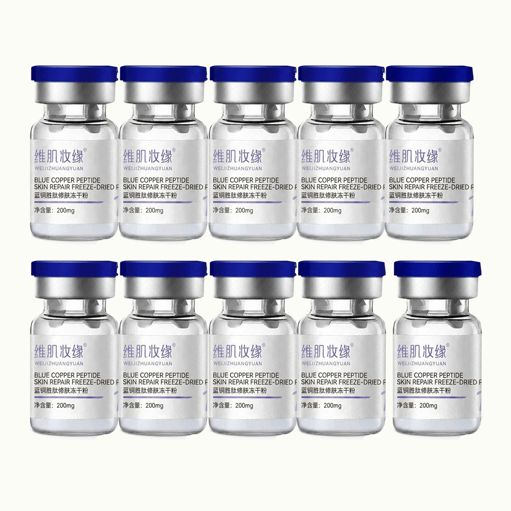 Luxury Skincare Brands - Blue Copper Peptide GHK-CU Copper Lyophilized