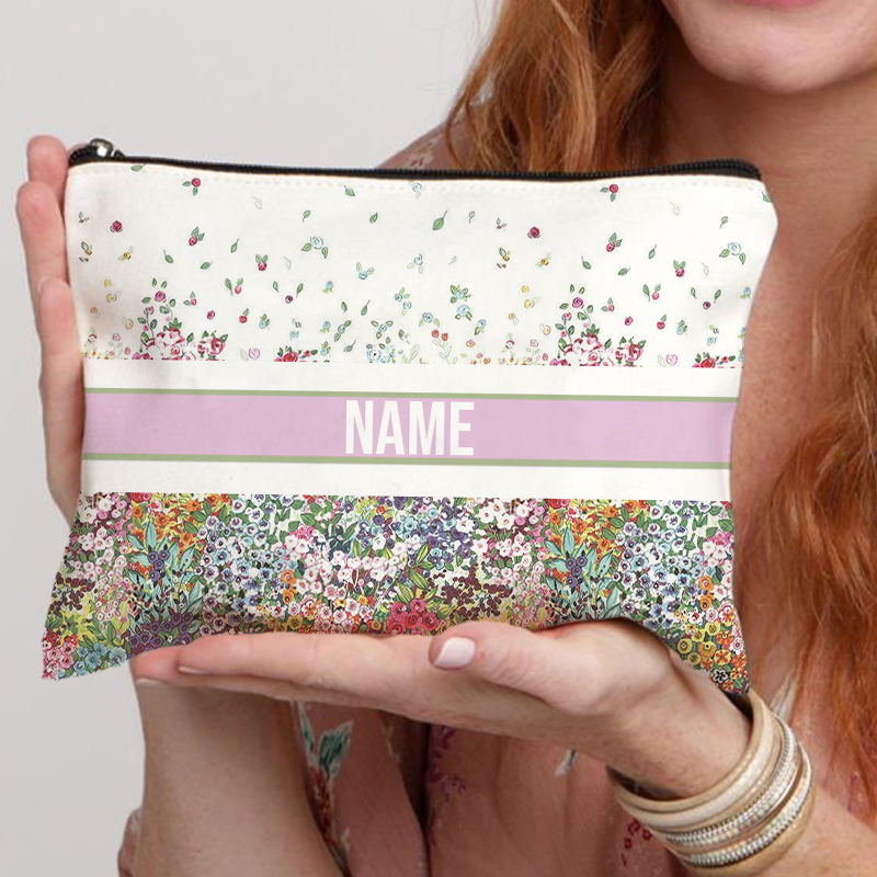 Custom Name Cosmetic Bag Trend - Luxury Skincare And Makeup Brands ulasan dan harga