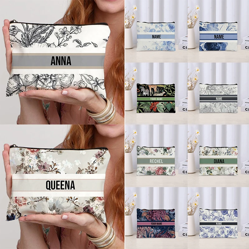 Custom Name Vintage Makeup Bag - Luxury Skincare And Makeup Brands ulasan dan harga
