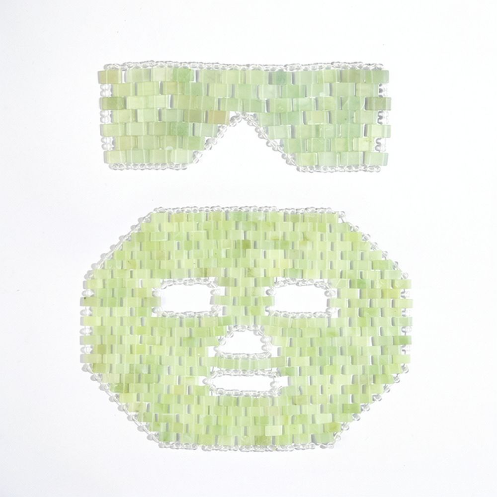 Hand Woven Xiu Jade Eye Mask N - Luxury Skincare Tools ulasan dan harga
